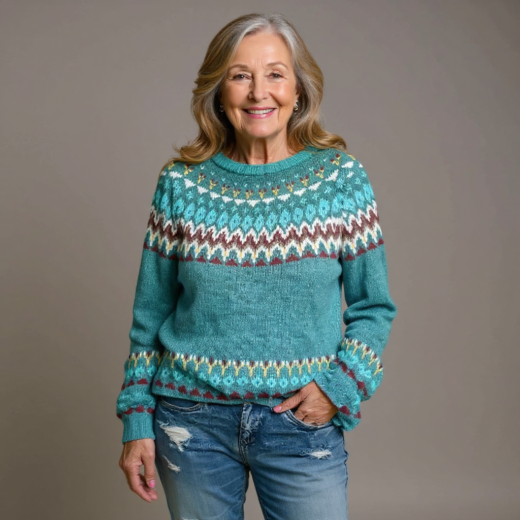 Sofia - Pull en tricot islandais