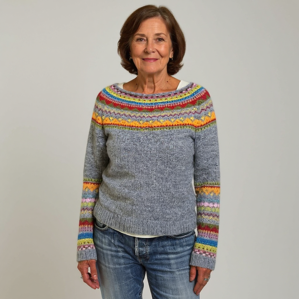 Isla - Pull en tricot islandais