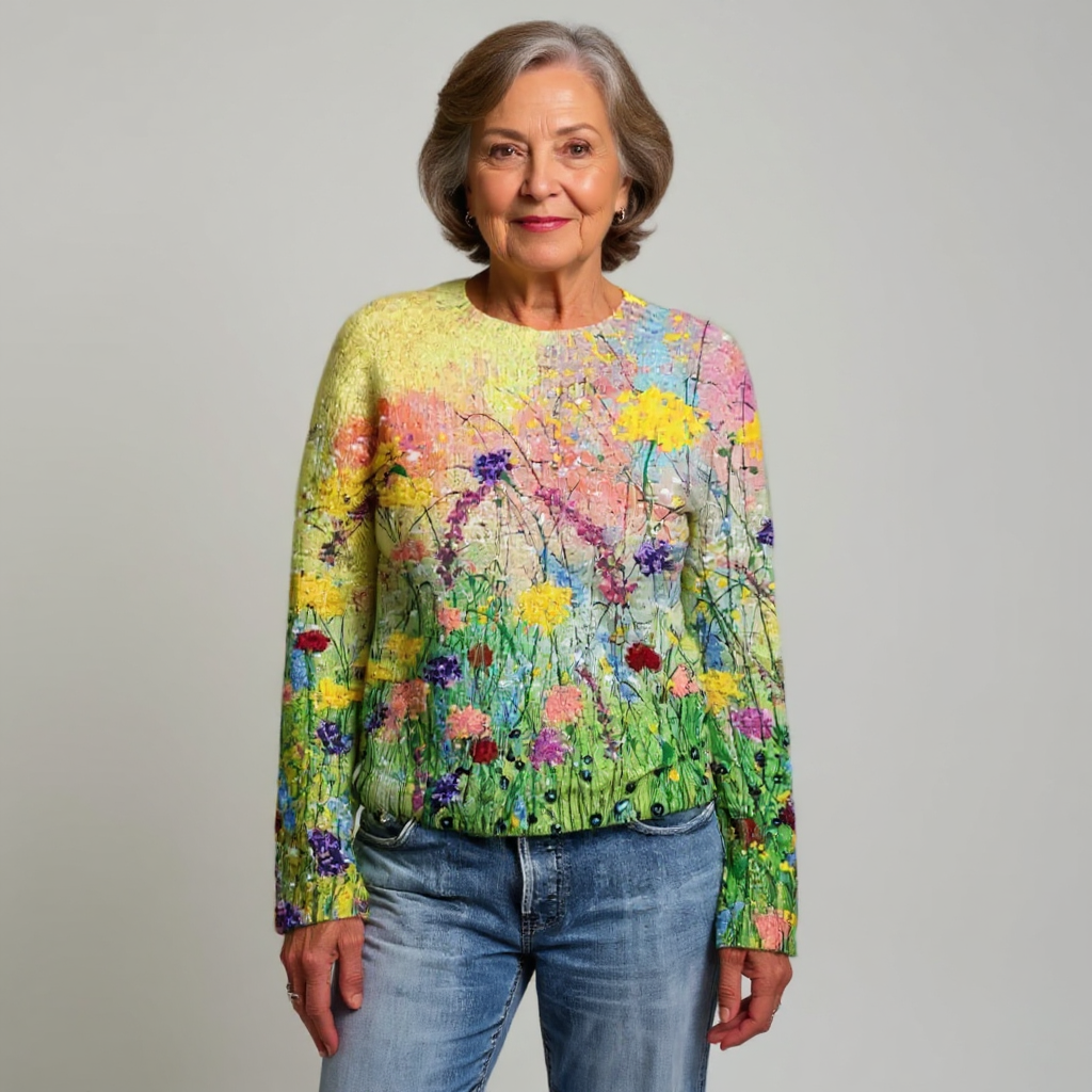 Greta - Pull en tricot islandais