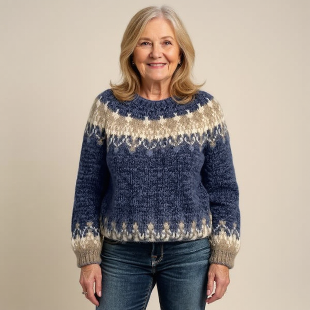 Samantha - Pull en tricot islandais