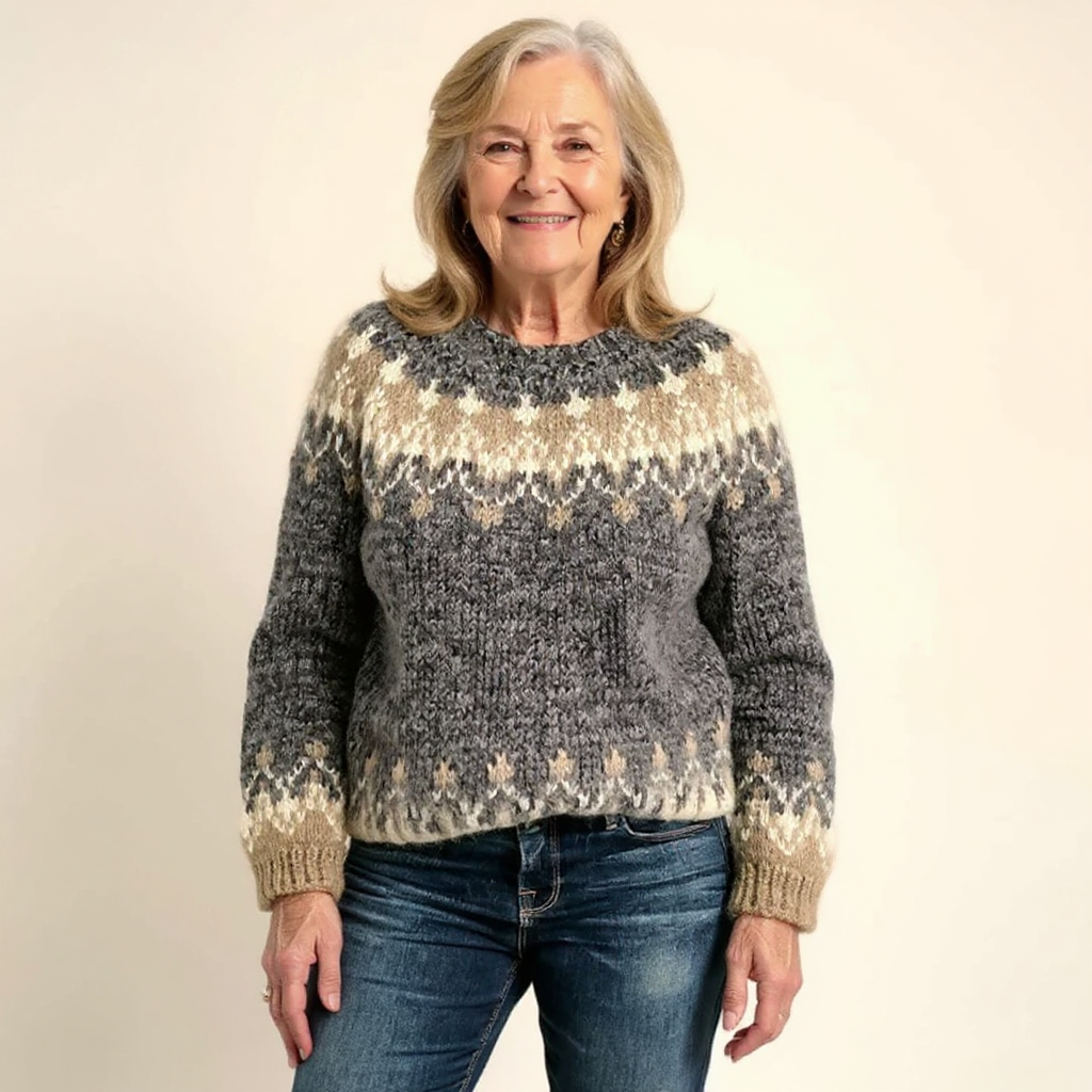 Samantha - Pull en tricot islandais