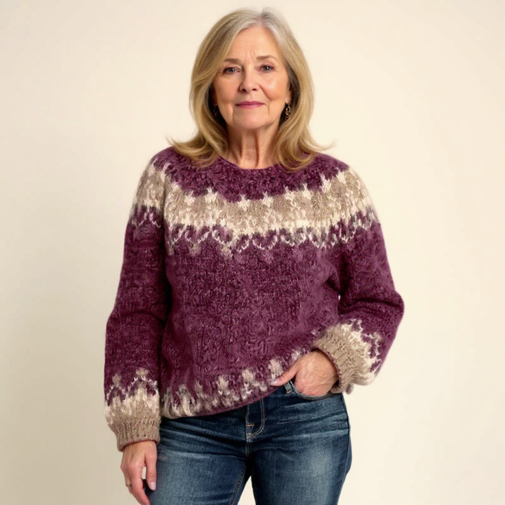 Samantha - Pull en tricot islandais