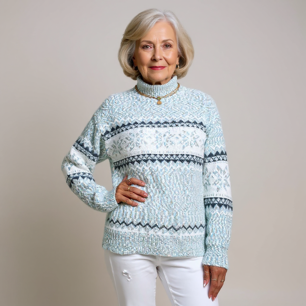 Melanie - Pull en tricot islandais