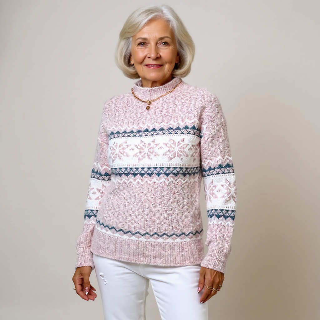 Melanie - Pull en tricot islandais