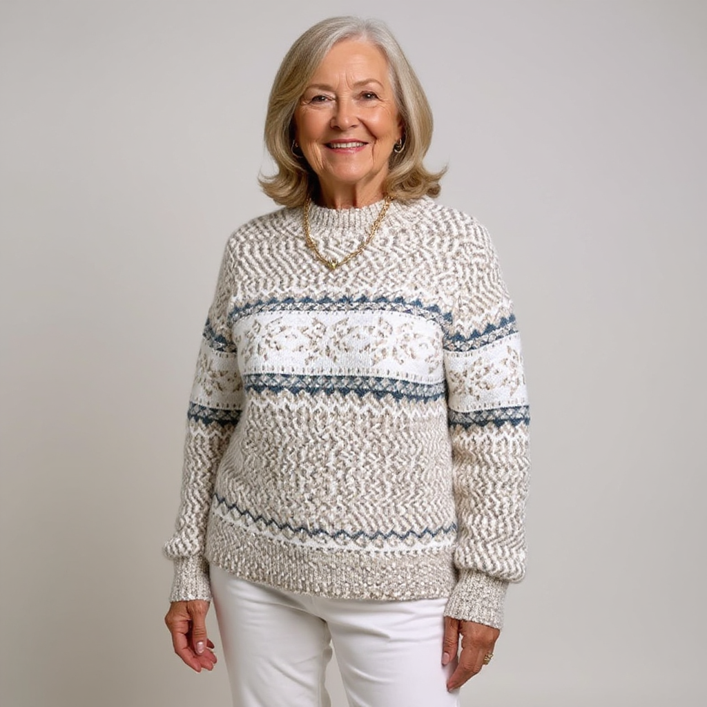 Melanie - Pull en tricot islandais
