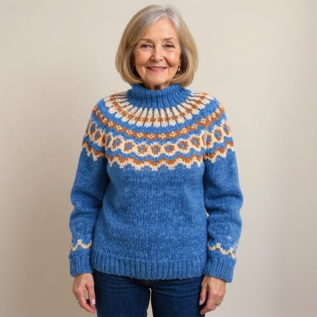Amara - Pull en tricot islandais