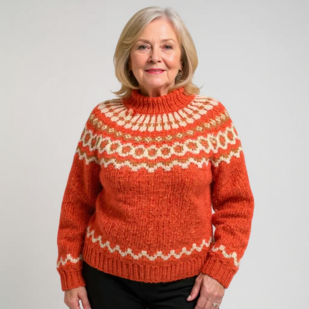Amara - Pull en tricot islandais