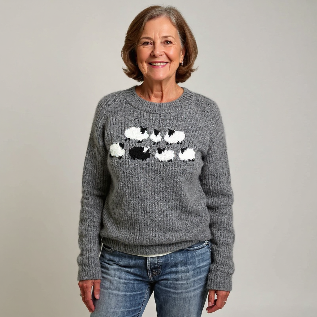 Ellie - Pull en tricot islandais