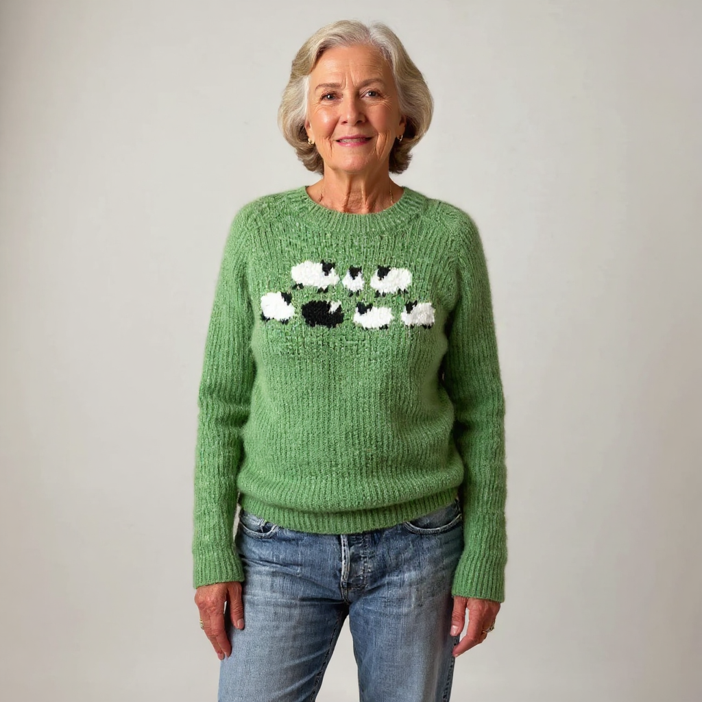 Addison - Pull en tricot islandais