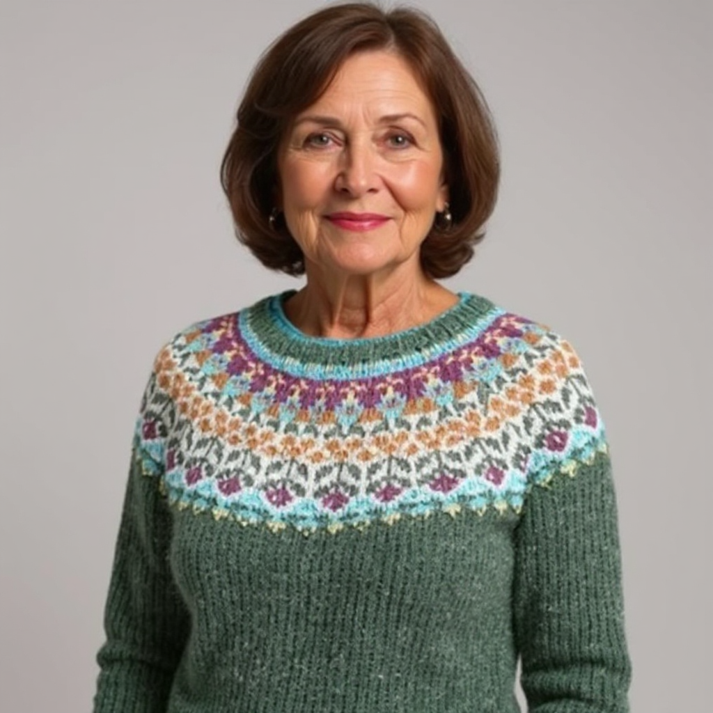 Brittany - Pull en tricot islandais