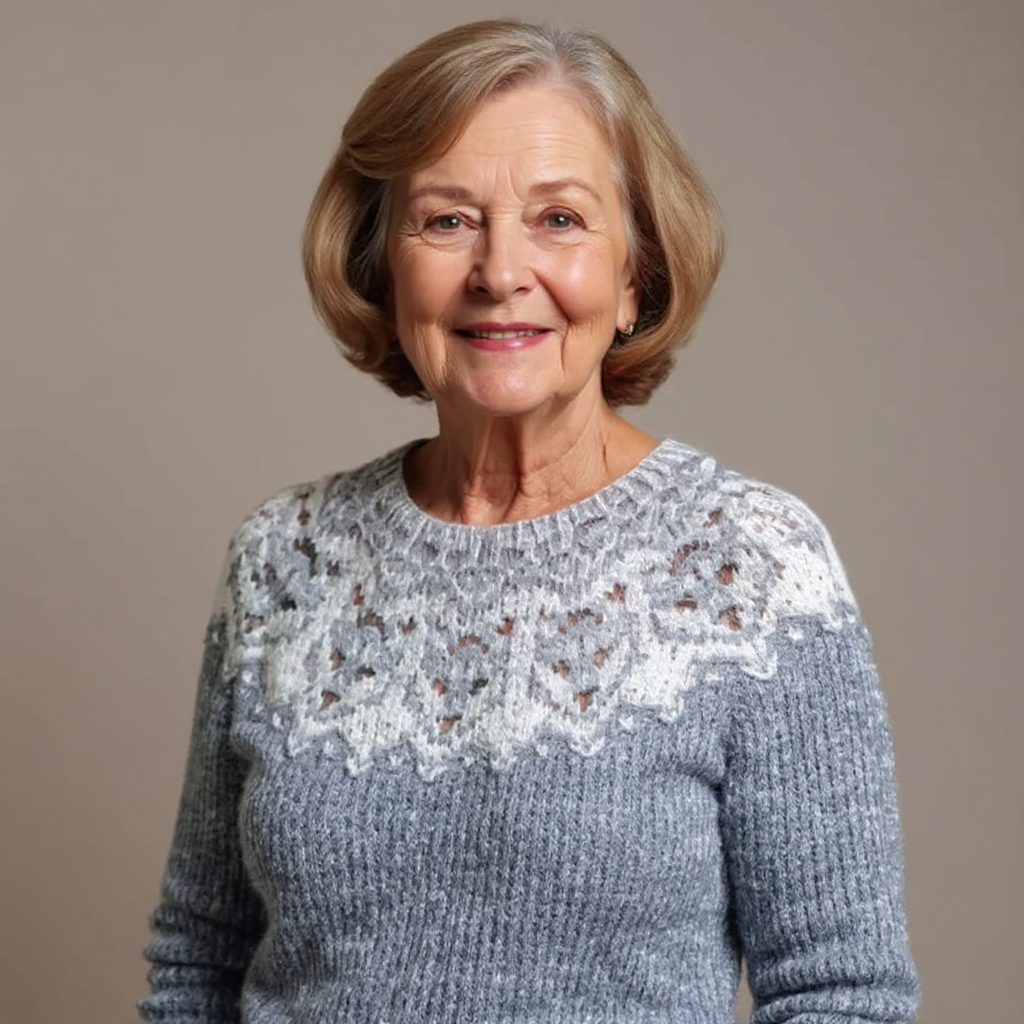 Athena - Pull en tricot islandais