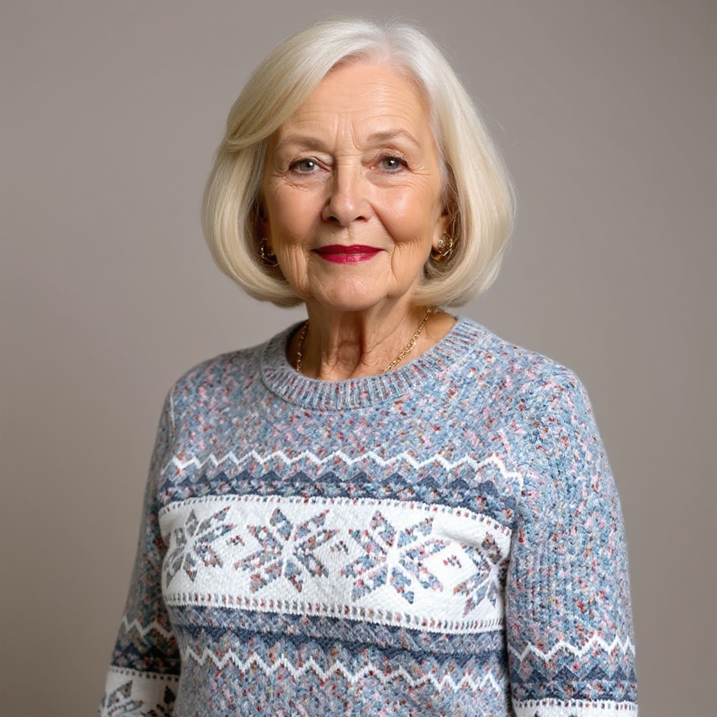 Melanie - Pull en tricot islandais