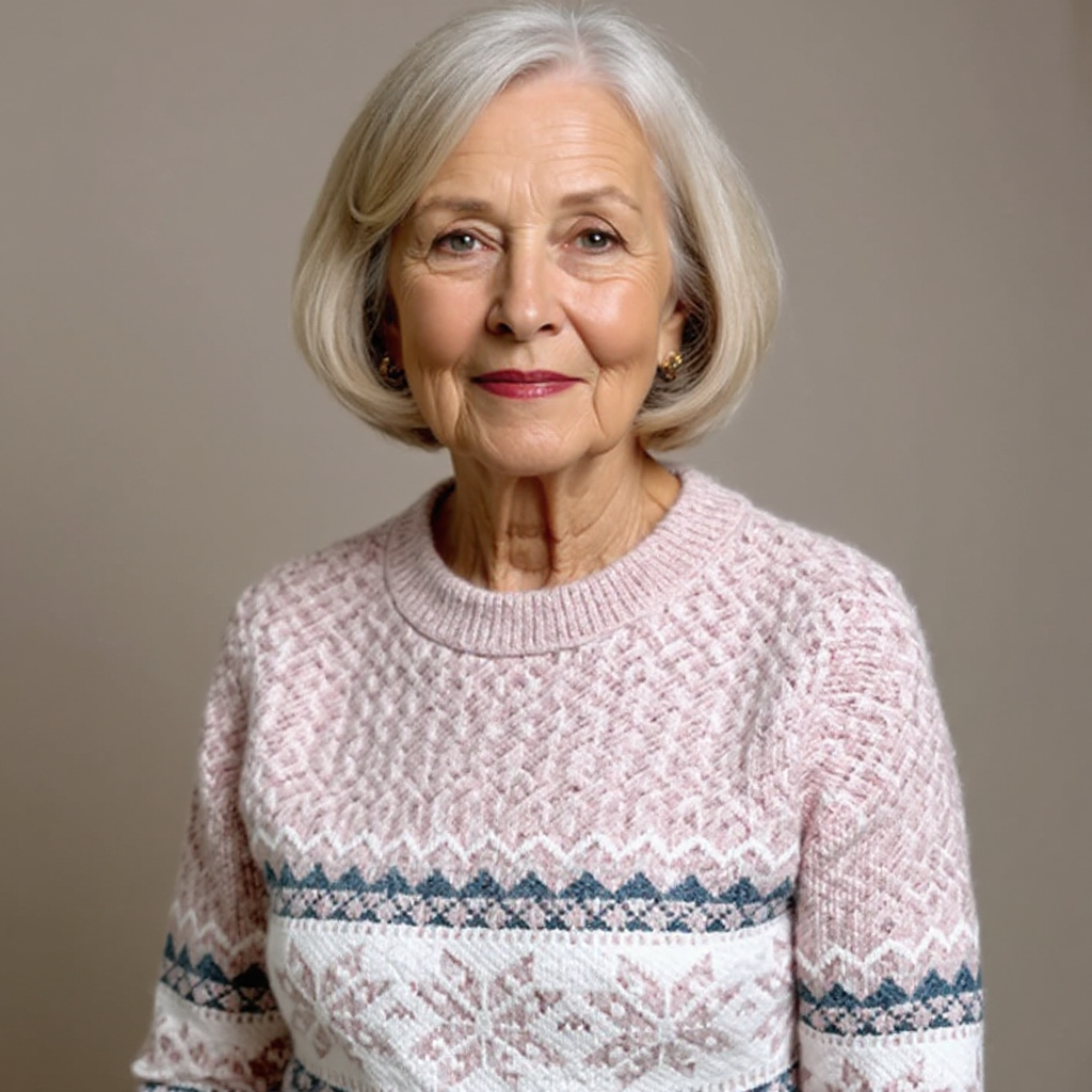 Melanie - Pull en tricot islandais