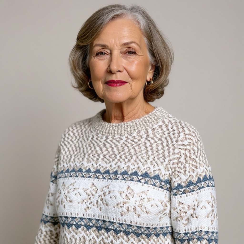Melanie - Pull en tricot islandais