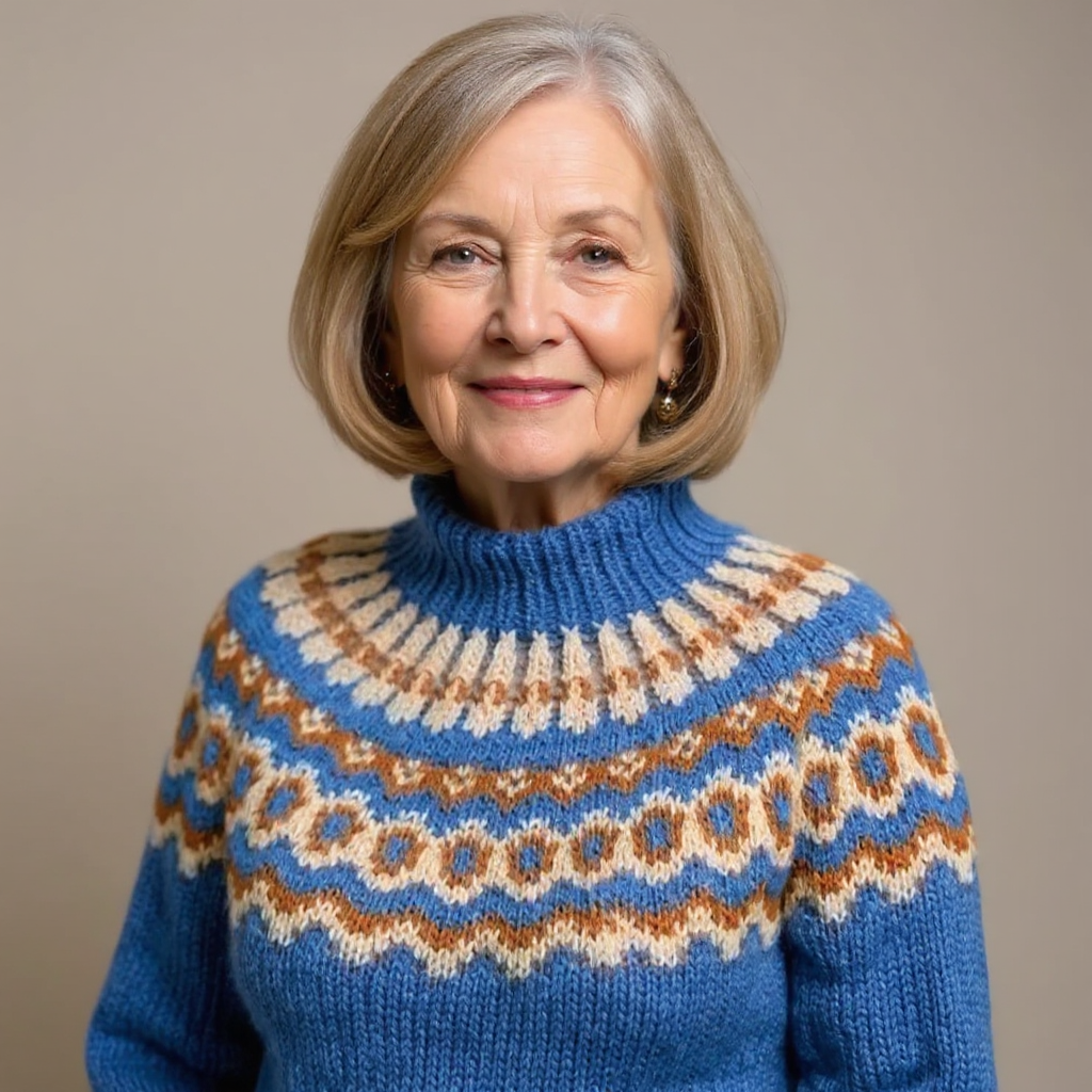 Amara - Pull en tricot islandais