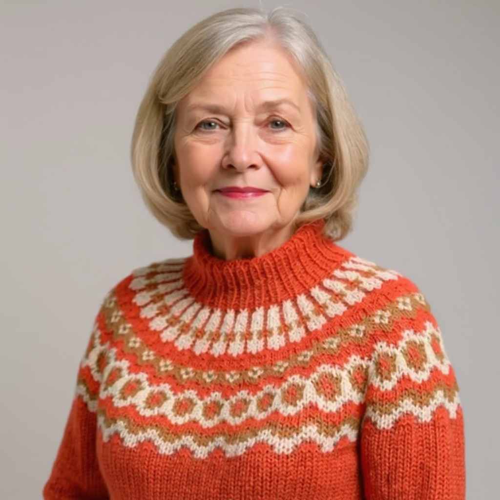 Amara - Pull en tricot islandais