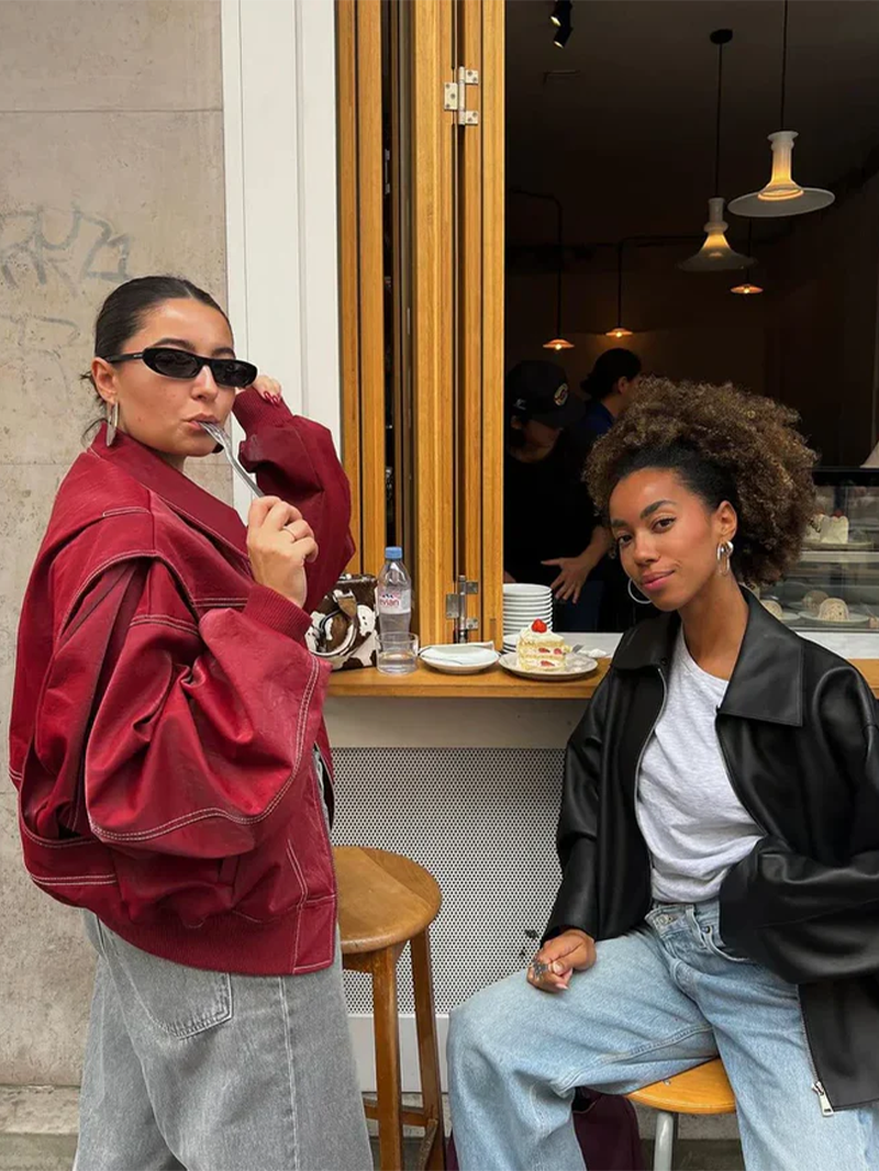 NALIYAH - Veste coupe-vent oversize colorblock