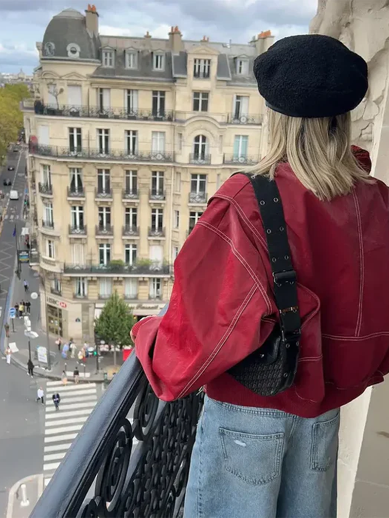 NALIYAH - Veste coupe-vent oversize colorblock