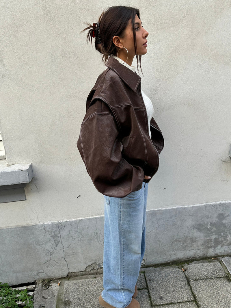 NALIYAH - Veste coupe-vent oversize colorblock
