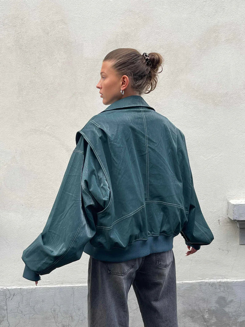 NALIYAH - Veste coupe-vent oversize colorblock