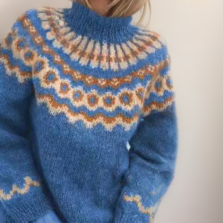 Amara - Pull en tricot islandais