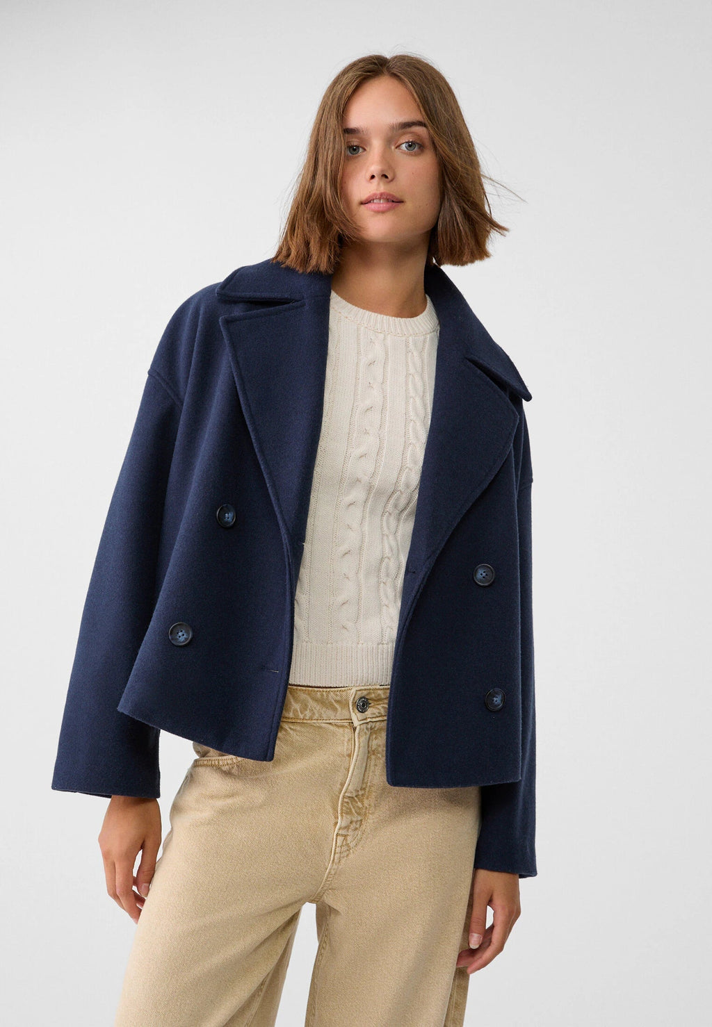 Lucy - Veste courte en laine