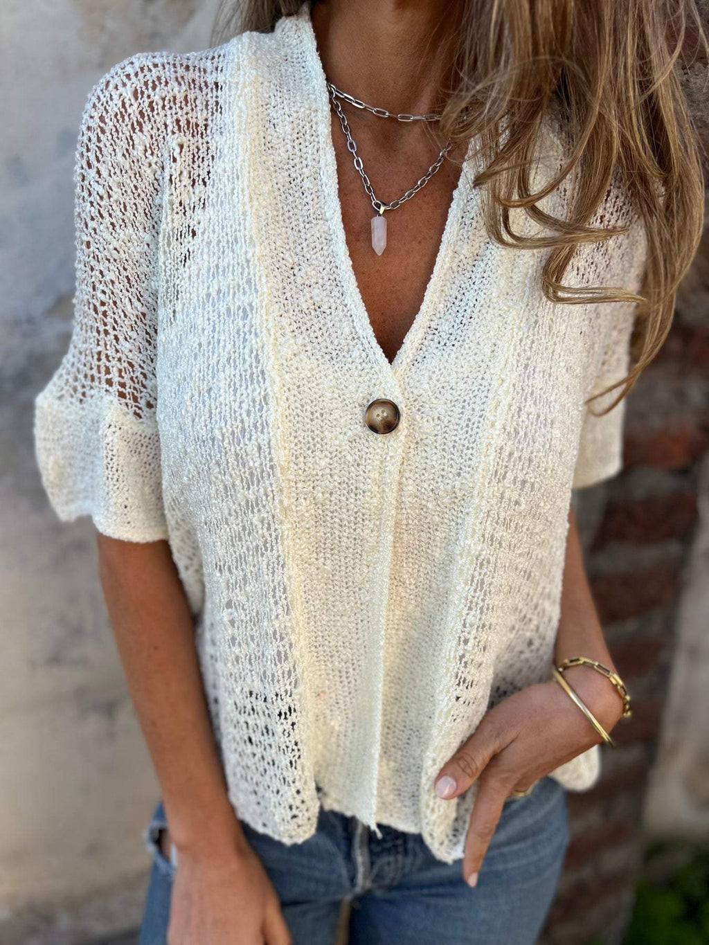 Aya - Cardigan tricoté