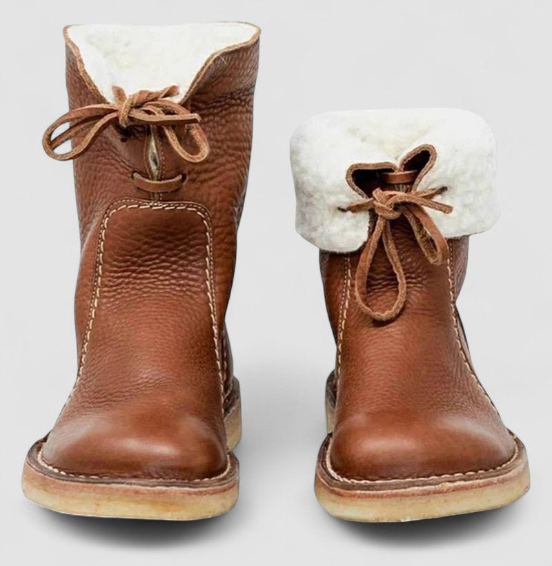 Colette - Bottes orthopédiques en fourrure d'hiver