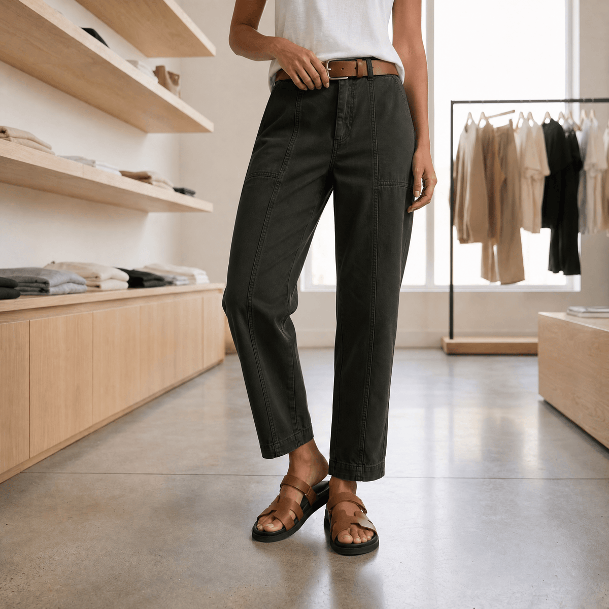 Marsona – Pantalon utilitaire sur mesure pour le travail et le week-end Deep Olive