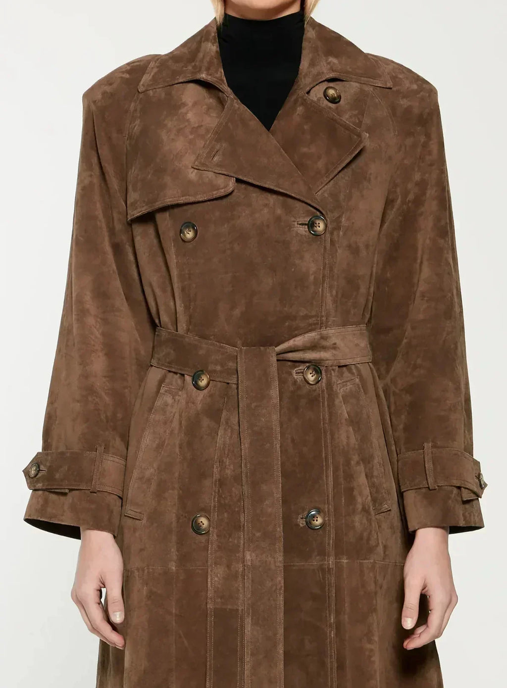 Usha - Manteau luxueux en daim