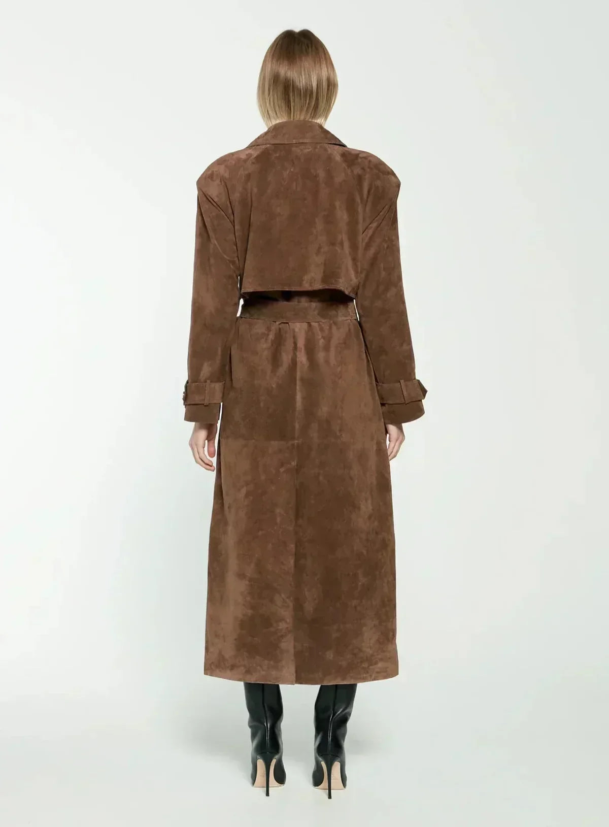 Usha - Manteau luxueux en daim