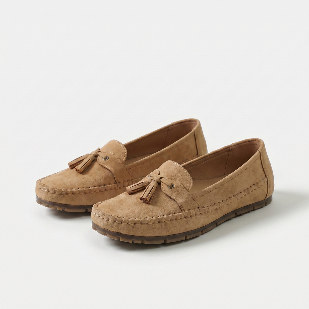 Stella - Mocassins coussinés à pampilles