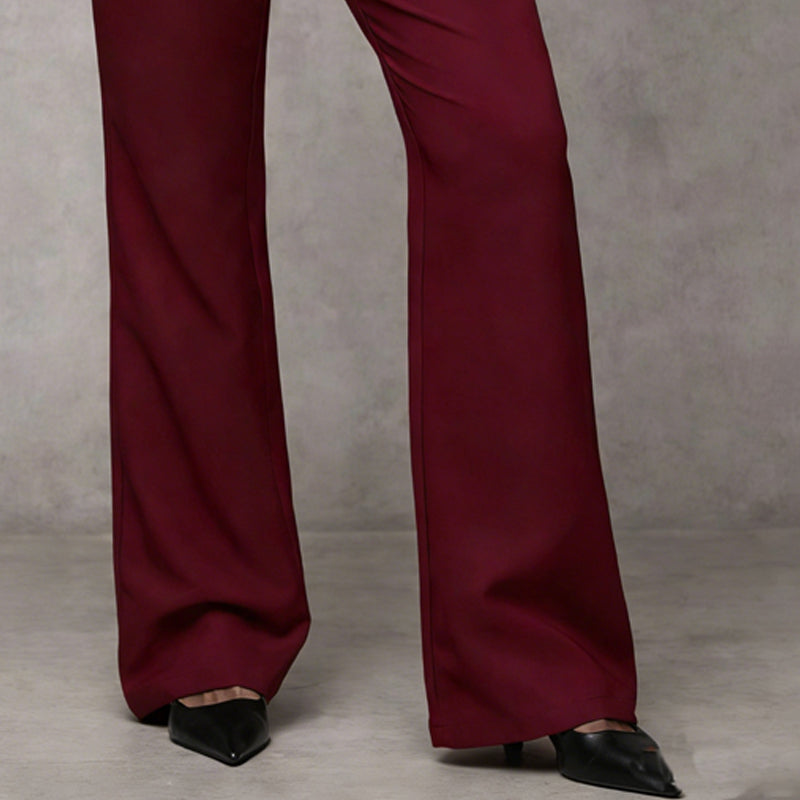 Elowra - Pantalon de costume évasé sur mesure